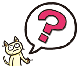 The balloon Sticker of cat sticker #9862767