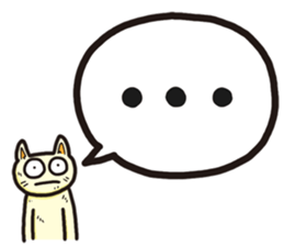 The balloon Sticker of cat sticker #9862775