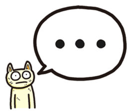 The balloon Sticker of cat sticker #9862775