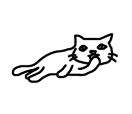 Collecting cat 1 sticker #9863070