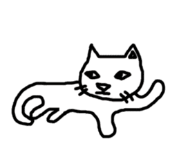 Collecting cat 1 sticker #9863074