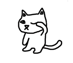 Collecting cat 1 sticker #9863079