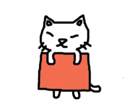 Collecting cat 1 sticker #9863080