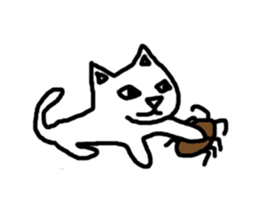 Collecting cat 1 sticker #9863084