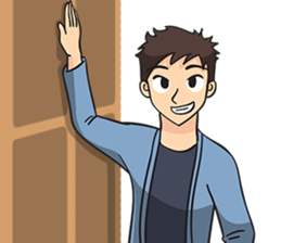 Ollie and Felly : Couple in Love sticker #9863285