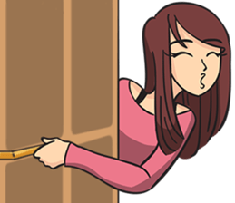 Ollie and Felly : Couple in Love sticker #9863286