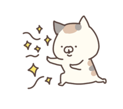 hagemashi cat nichijo 4 sticker #9863323