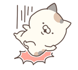 hagemashi cat nichijo 4 sticker #9863327