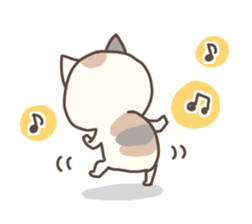 hagemashi cat nichijo 4 sticker #9863329