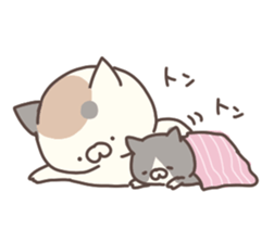 hagemashi cat nichijo 4 sticker #9863363