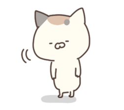 hagemashi cat nichijo 4 sticker #9863368