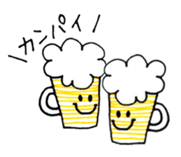 Ballpoint pen illustrations sticker #9863845