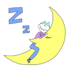 We came from the sky sticker #9863979