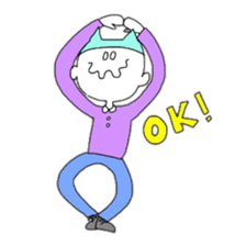 We came from the sky sticker #9863985