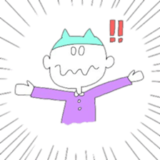 We came from the sky sticker #9863990