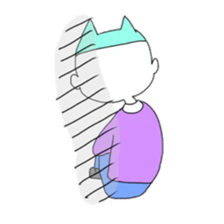 We came from the sky sticker #9863996