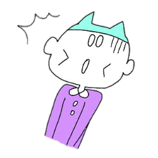 We came from the sky sticker #9864003