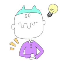 We came from the sky sticker #9864004