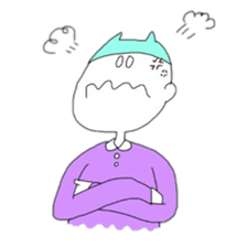 We came from the sky sticker #9864005