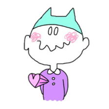 We came from the sky sticker #9864006