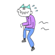 We came from the sky sticker #9864014