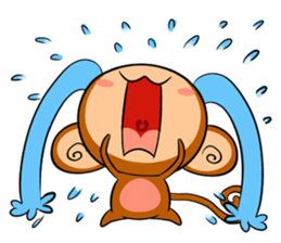 Happy Fire Monkey CNY sticker #9864553