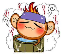 Happy Fire Monkey CNY sticker #9864556