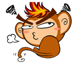 Happy Fire Monkey CNY sticker #9864558