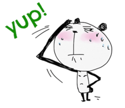 dainapanda ver.2 English sticker #9865309