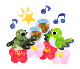 Pretty Little Bird Sticker sticker #9865492