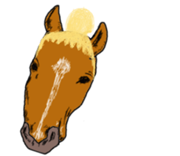 Pig man. Horse woman. sticker #9865614