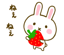 Rabbit Strawberry 8 sticker #9865742