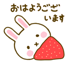 Rabbit Strawberry 8 sticker #9865747