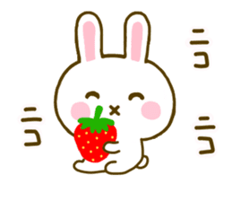 Rabbit Strawberry 8 sticker #9865749