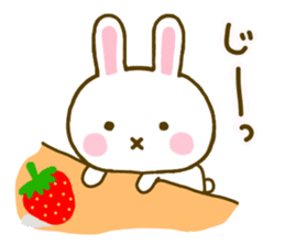 Rabbit Strawberry 8 sticker #9865762