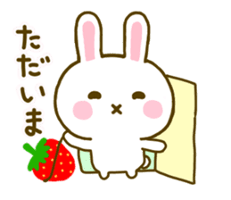 Rabbit Strawberry 8 sticker #9865766
