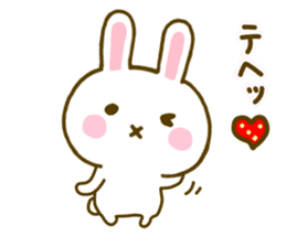 Rabbit Strawberry 8 sticker #9865769