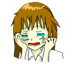 Glasses boys and devil girls sticker #9865926