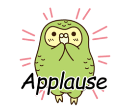 Happy Kakapo 4 Eng sticker #9866698