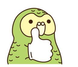Happy Kakapo 4 Eng sticker #9866699