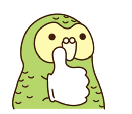 Happy Kakapo 4 Eng sticker #9866699