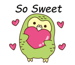 Happy Kakapo 4 Eng sticker #9866701