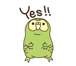 Happy Kakapo 4 Eng sticker #9866712