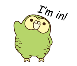 Happy Kakapo 4 Eng sticker #9866713