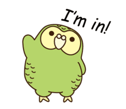 Happy Kakapo 4 Eng sticker #9866713