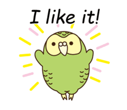 Happy Kakapo 4 Eng sticker #9866715