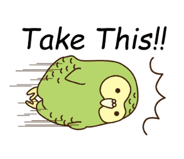 Happy Kakapo 4 Eng sticker #9866717