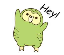 Happy Kakapo 4 Eng sticker #9866719