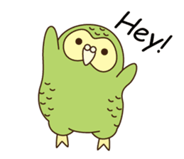 Happy Kakapo 4 Eng sticker #9866719