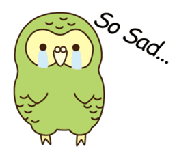 Happy Kakapo 4 Eng sticker #9866725